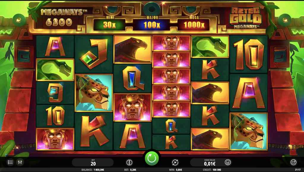 Aztec Gold Megaways Slot Thema und Design