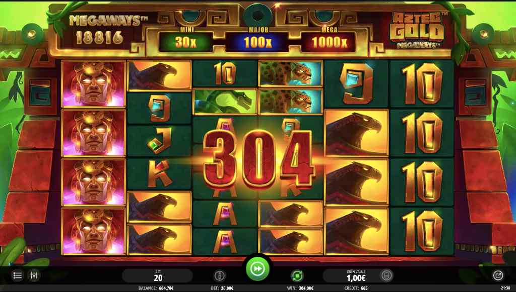 Aztec Gold Megaways Slot Bewertung